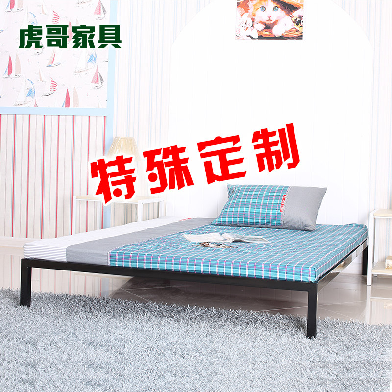 金属床铁艺床简易铁床双人床1.5米B1.8米韩式榻榻米1.2米儿童床架