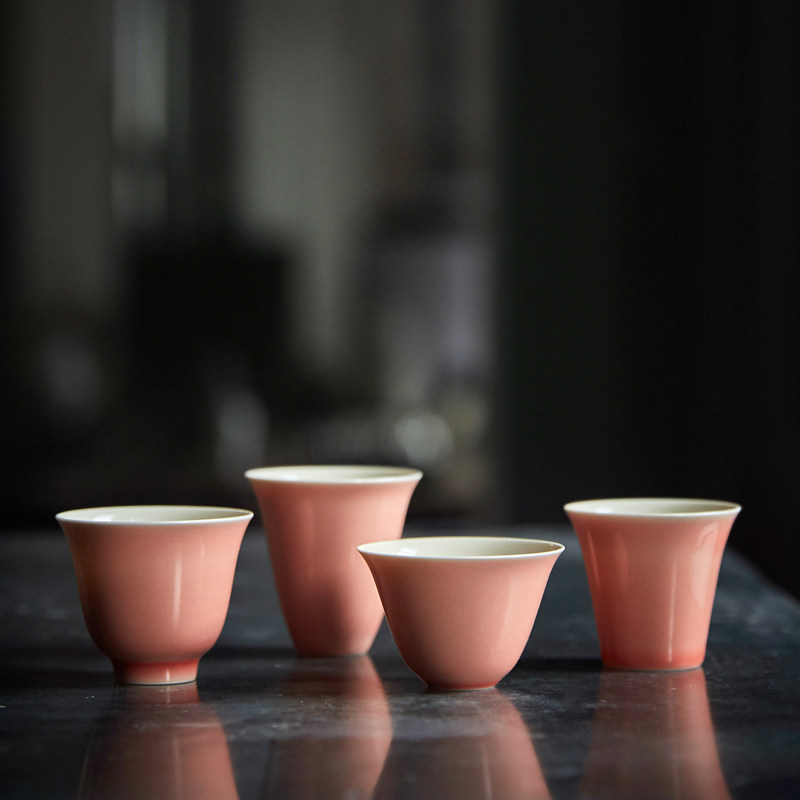 全手工陶瓷品茗杯草木灰日式功夫茶具品杯O小号岩茶杯个性茶盏
