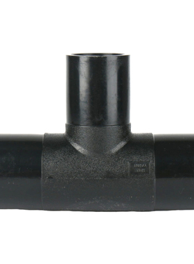 PE对接式变径三通75 90 110 160 200 250 315 大小三通pe管件接头