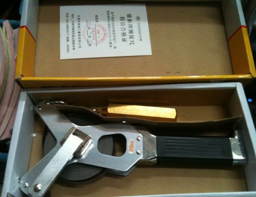 正品 天津雄狮 B2003C 精品不锈钢量油尺 15米 测油尺 测深尺