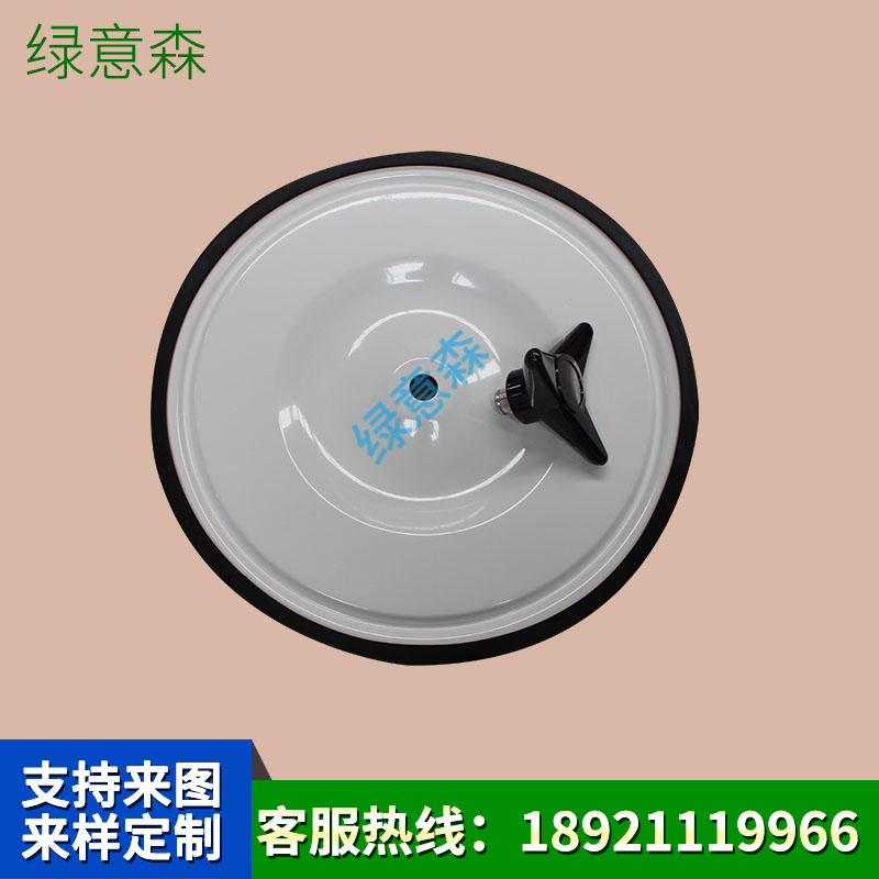 3266滤筒除尘器乳白色盖板3566斜装式滤筒门盖带三角箭手轮密封圈