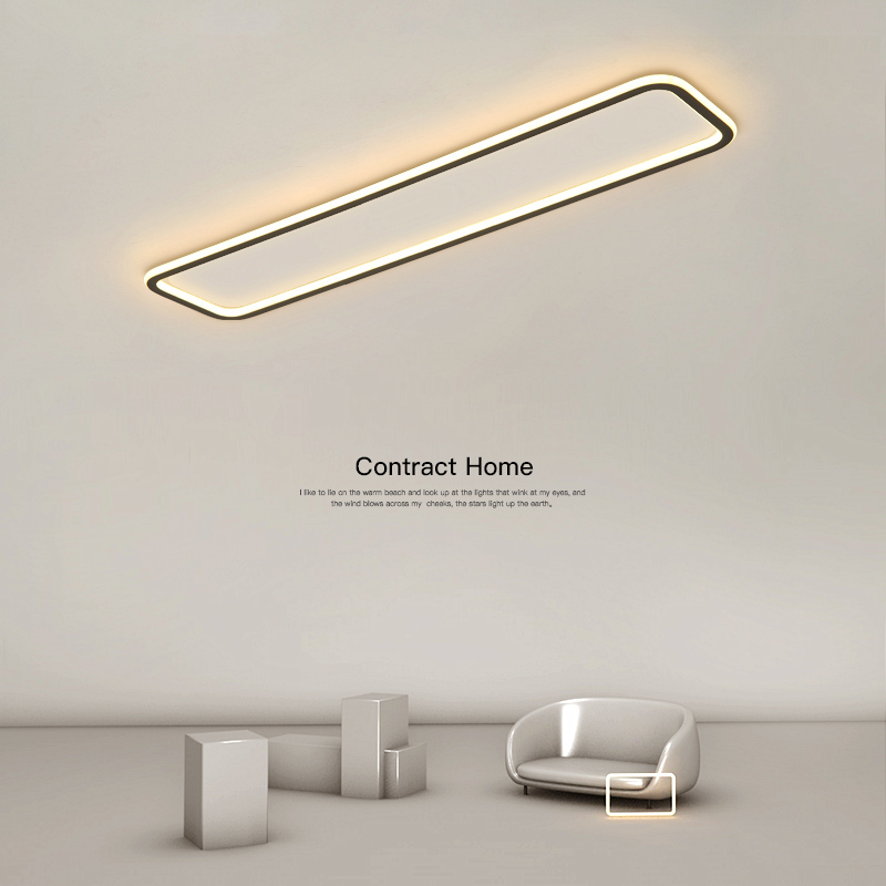 吸顶灯简约客i厅灯超薄长方形过道走廊北欧卧室灯阳台灯具