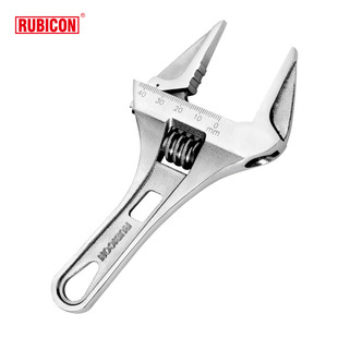 日本正品罗宾汉 6/8/10寸活动扳手 铬钒钢短柄超薄 大开口RLS系列