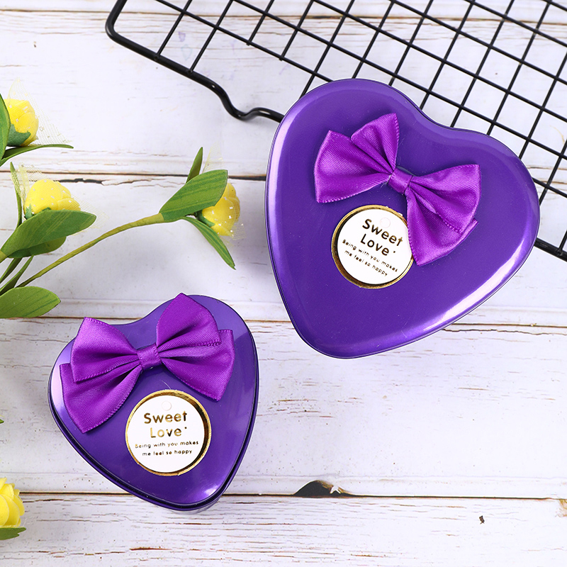 心形喜糖盒子铁盒婚庆礼品盒定制卡片创意糖果空盒网红结婚伴手礼