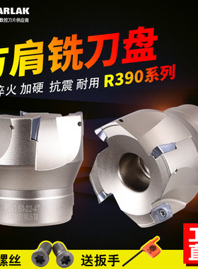 数控刀盘 高品质R390刀片刀盘 11T3铣刀盘 R390 0.8R50/63-22-5T