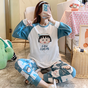 月子服春秋纯棉产后哺乳7月份10孕妇睡衣春夏季薄款9产妇出院喂奶