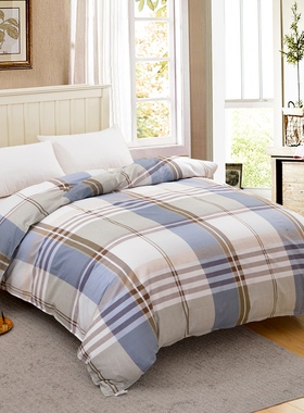 纯棉被套单件 200x230双人被罩 全棉单人学生15R0x200宿舍单套