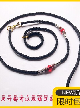 6mm专业新款黄色狗狗比赛P链绳宠物训练牵引带金毛拉布拉多柯基犬