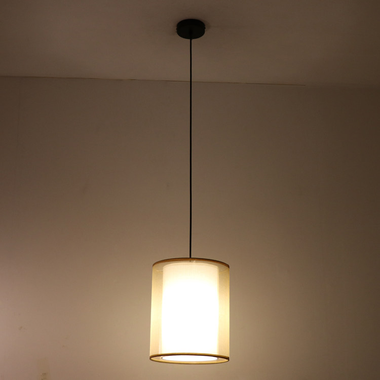 新中式吊灯现代简约过道卧室床头客餐厅背景墙双层圆形布艺LED灯,家装灯饰光源,卧室/书房吊灯,淘宝优惠券,粉丝福利购,淘宝优惠卷