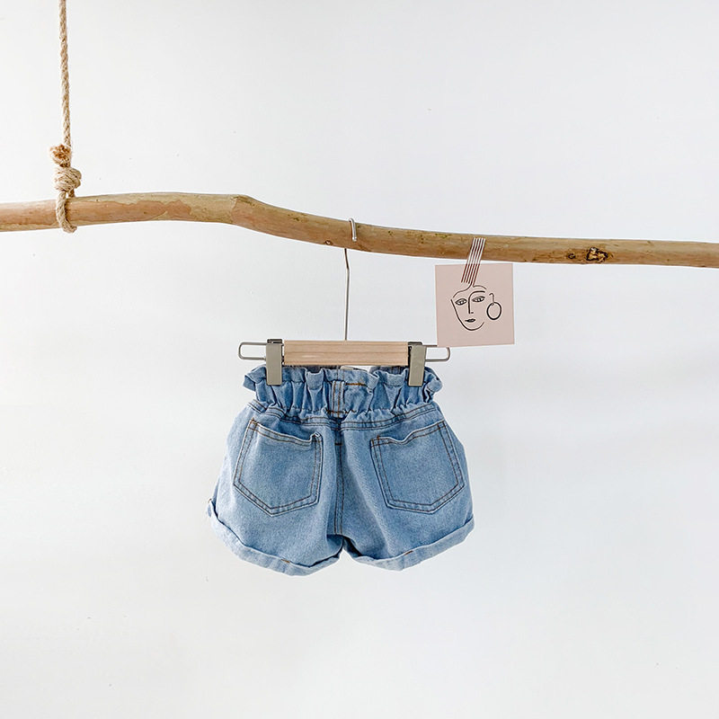 女宝洋气高腰花苞牛仔短裤女童韩版夏季裤子小童宽松宝宝牛仔裤薄,童装/婴儿装/亲子装,裤子,淘宝优惠券,粉丝福利购,淘宝优惠卷
