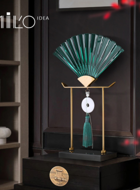 新中式家居摆件客厅电视柜酒柜桌面禅意装饰品样板房软装工艺品