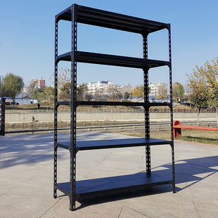 家用阳台小型置物架万能角钢货架角铁储J物架落地多层铁架子展示