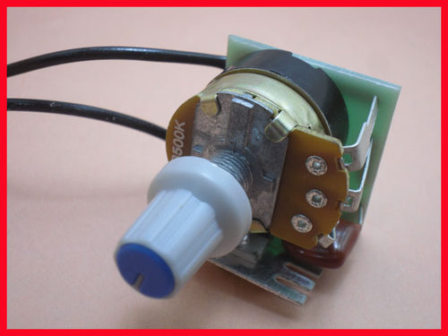 220V 500W调光调压调温调速开关 调速器无极变速 BT136调速模块