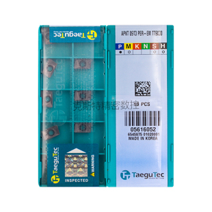 TT9030 韩国特固克 APKT09T3PER 加工钢件 Taegutec数控铣刀片