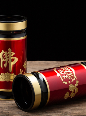 家用纯铜香筒装香的放香筒t佛前供奉财神线檀香桶香道摆件佛具用