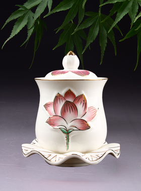 供水杯供佛杯佛前l供杯大悲水贡杯财神仙家陶瓷供佛杯佛具用品