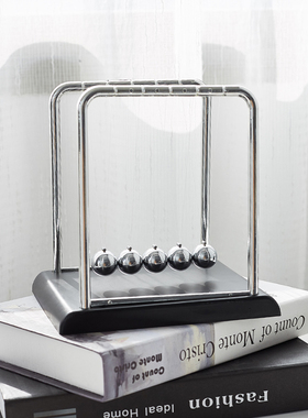 办公室桌上反重力摆件牛顿摆球平衡球撞珠混沌摆书房W房桌面装饰