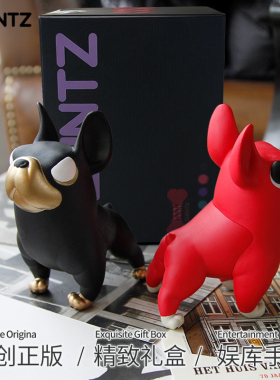 斗牛犬招财家居摆件狗办公室x车载饰品桌面艺术品开业节日可爱礼