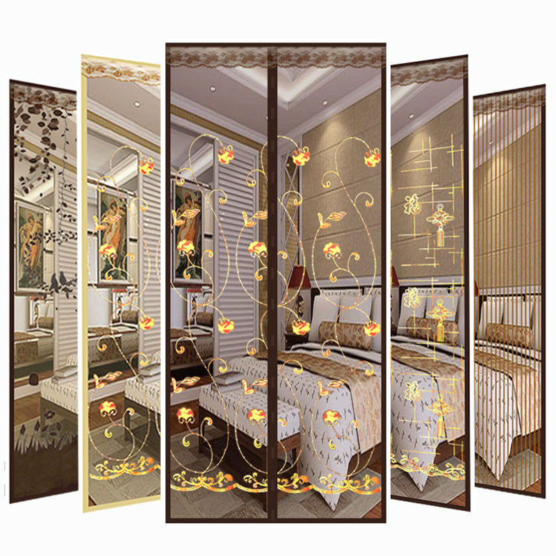 魔术贴门帘防蚊磁性软纱门夏季卧室家用加密沙窗沙门隔断纱窗纱网