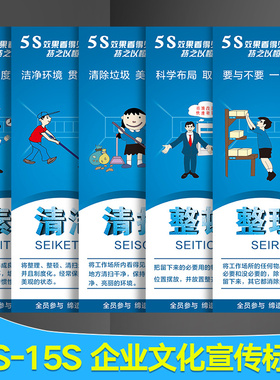 5s 6s 7s 8sh 9s 10s工厂安全宣传标语车间现场生产品质管理看展