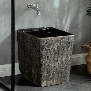 墩布池户外水池盆复m古拖把池拖布池阳台家用卫生间庭院地盆拖把