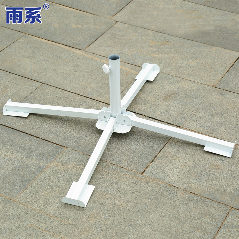 户外遮阳伞摆摊伞铁十字底座伞架子铁伞座广告伞支架底座