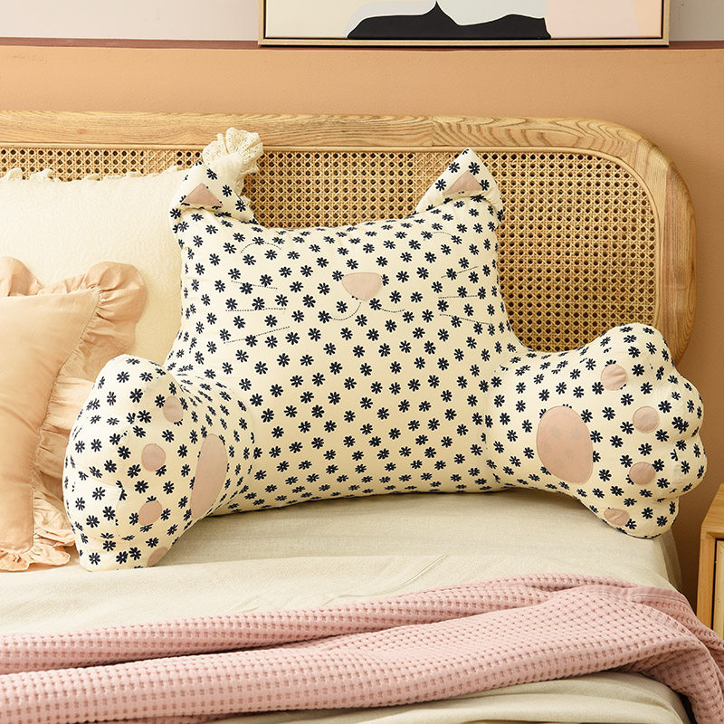 阳春小镇床上靠枕大靠背办公室久坐护腰靠垫腰枕床头沙发全棉,居家布艺,靠垫/抱枕,淘宝优惠券,粉丝福利购,淘宝优惠卷