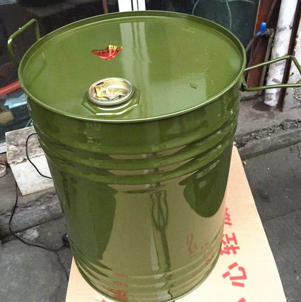 50升汽油桶柴油桶铁皮油桶备用油箱 50L圆桶立S式油桶加厚型便携