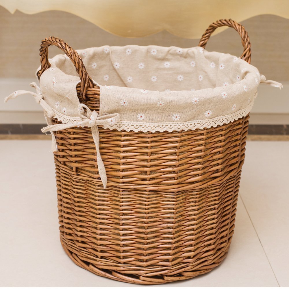柳编杂物篮藤编收纳篓大号脏衣篓脏衣服收纳筐物收纳筐收纳篮