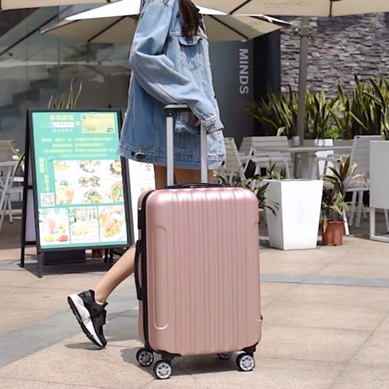 韩版20寸行李箱女ins网红24寸万向轮拉杆旅O行密码箱男大容量皮箱
