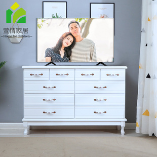 卧室电视柜高柜1.2米实木客厅柜高款现代简约小户型家用主卧柜子