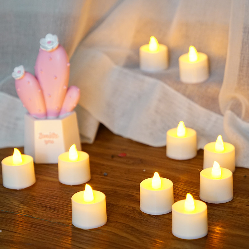 电子蜡烛灯生日表白浪漫求爱蜡烛求婚布置创意用品摄影道具LED