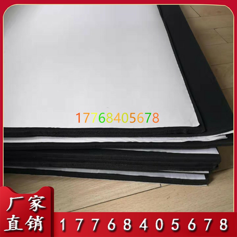 鼓风机聚氨酯防尘过滤网 黑色防尘过滤棉空压机 单面带背胶海绵