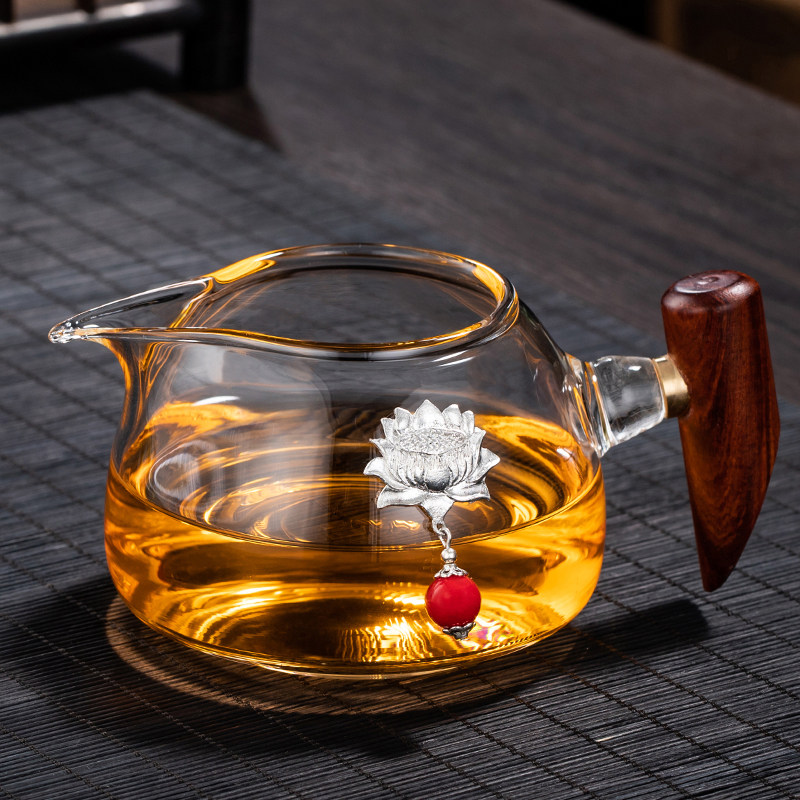 玻璃公道杯侧把玻璃公杯加厚耐高温茶海茶漏套装分茶器煮茶器配件,餐饮具,公道杯,淘宝优惠券,粉丝福利购,淘宝优惠卷