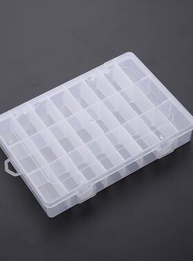 多格透明可拆收纳盒10格15格24格36格杂物分类归纳塑料小盒子包邮