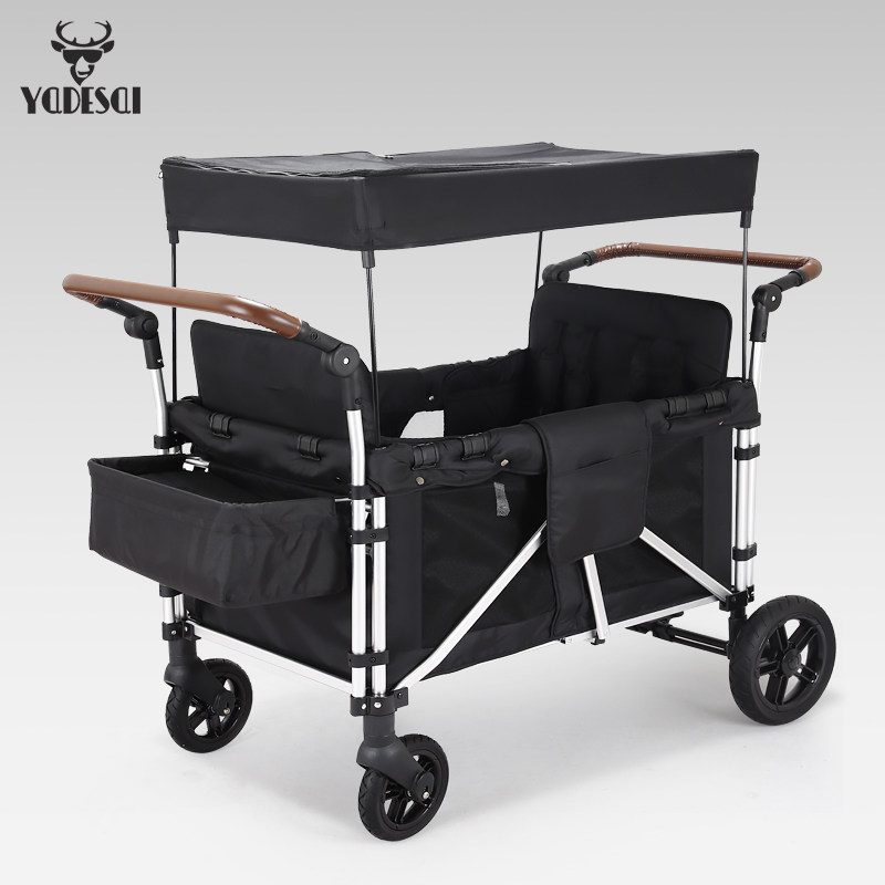 双推款高端营地车童车户外小推车可折叠手推野营拉杆轻便露营拖车,户外/登山/野营/旅行用品,户外营地车,淘宝优惠券,粉丝福利购,淘宝优惠卷