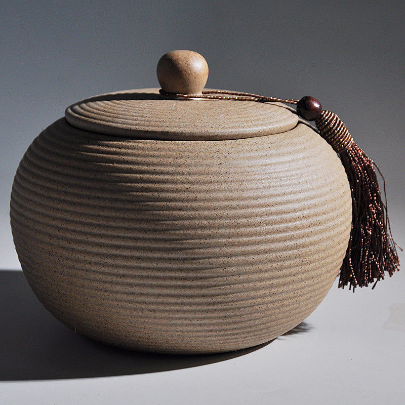 通瓷粗宗万用朝陶陶瓷普洱茶叶罐密封罐大号陶罐茶罐储存罐