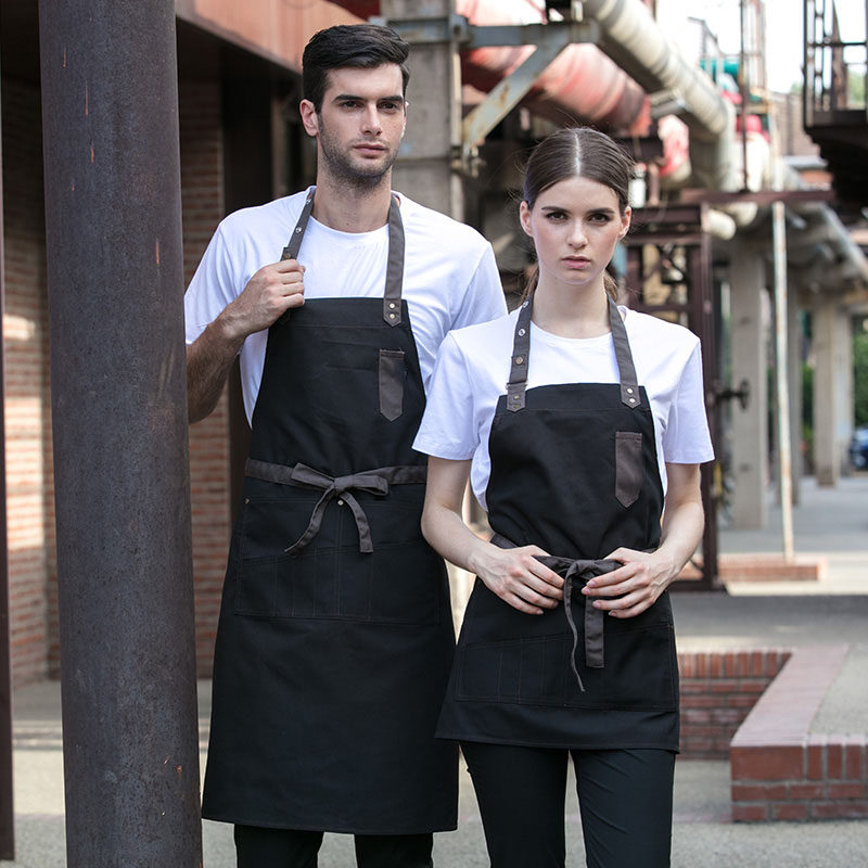 挂脖围裙厨房围裙韩版时尚咖啡店男女围裙定制o简约款工作围裙,家庭/个人清洁工具,围裙,淘宝优惠券,粉丝福利购,淘宝优惠卷