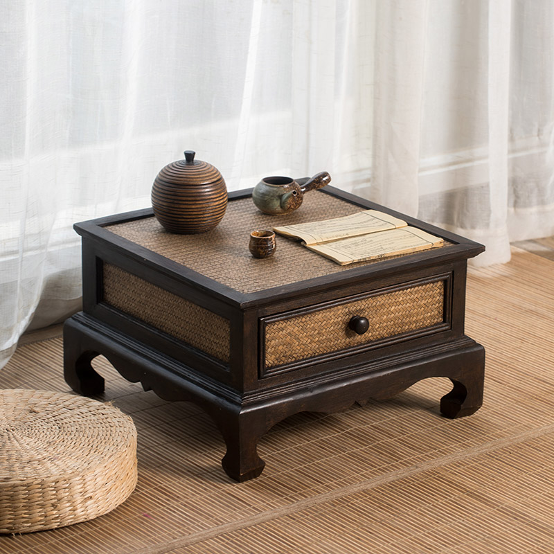 日式榻榻米桌子小茶几实木飘窗桌茶桌中式矮桌茶台炕桌