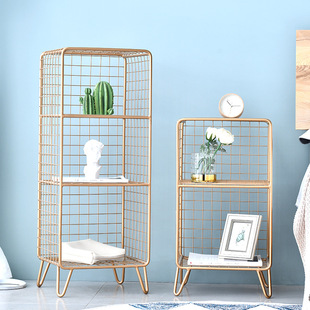 极简ns网红网格多层架床头沙发书架柜收纳架储物落地