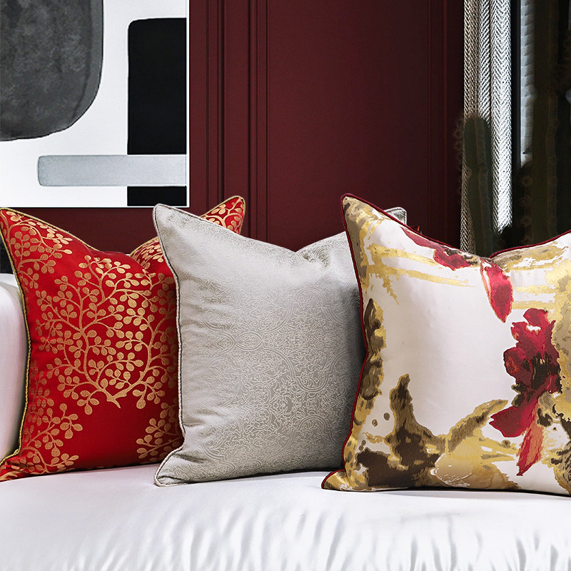 抱枕靠垫沙发客厅亚麻现简约欧式轻奢大靠背护腰腰枕卧室不含芯,居家布艺,靠垫/抱枕,淘宝优惠券,粉丝福利购,淘宝优惠卷