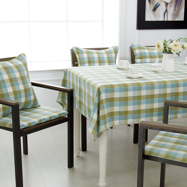 竹月阁布艺桌布小清新欧式防水格子餐桌布茶几盖布椅垫,居家布艺,桌布,淘宝优惠券,粉丝福利购,淘宝优惠卷