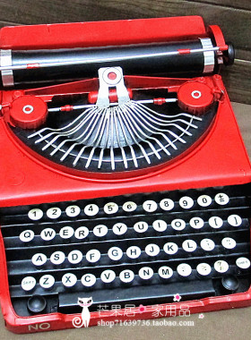 复古老式打字机 道具 店橱窗陈列装饰摆件 咖啡屋