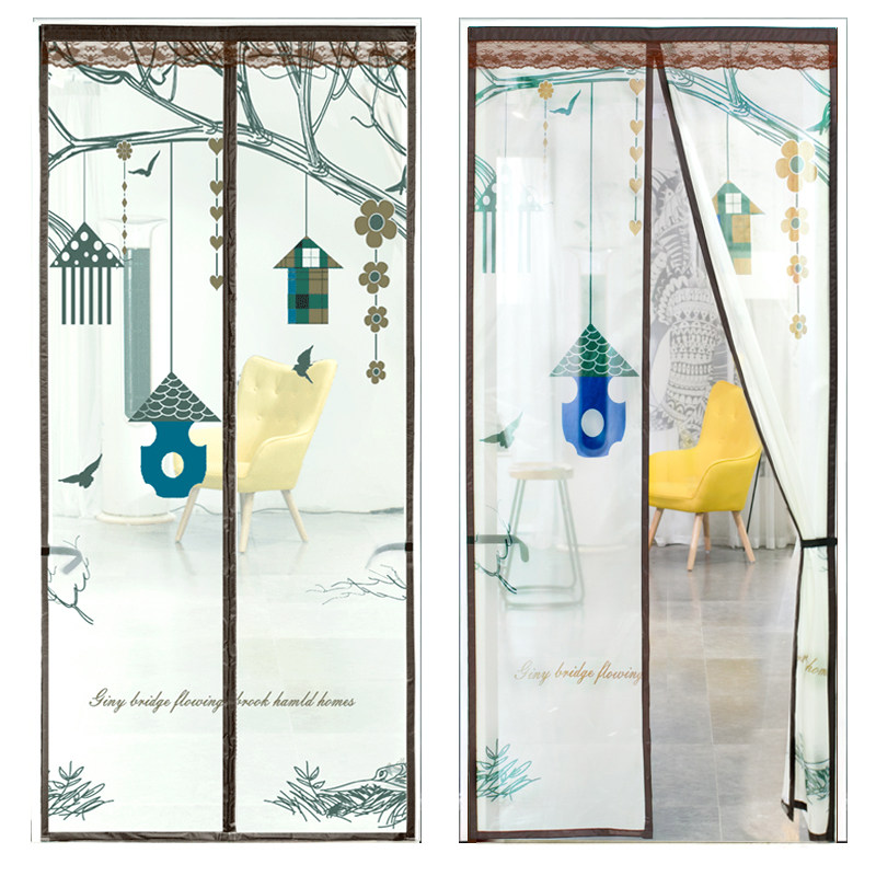 静音纱门防蚊门帘卧室家用夏季磁性加密纱网沙窗门帘子贴,居家布艺,门帘,淘宝优惠券,粉丝福利购,淘宝优惠卷