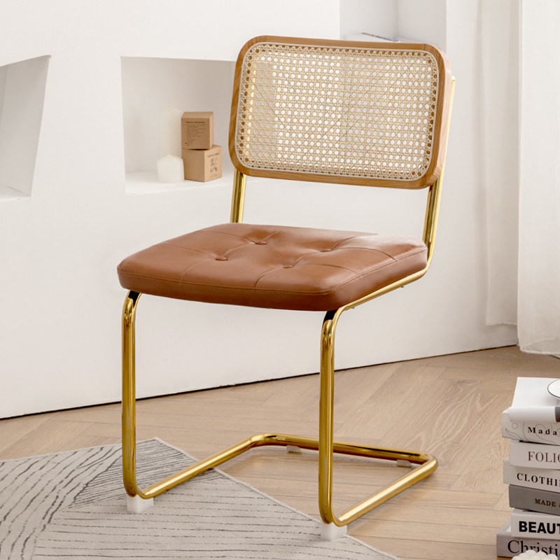 藤编椅子咖啡厅民宿实木餐椅中古复古办公学习休闲椅,住宅家具,餐椅,淘宝优惠券,粉丝福利购,淘宝优惠卷