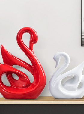 摆件家居饰品创意现客厅电视装饰小玄关陶瓷摆设