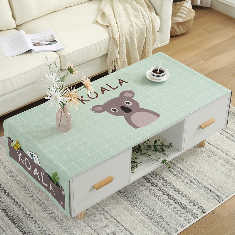 风ns茶几桌布防水防烫免洗客厅餐桌布电视柜长方形台布桌垫