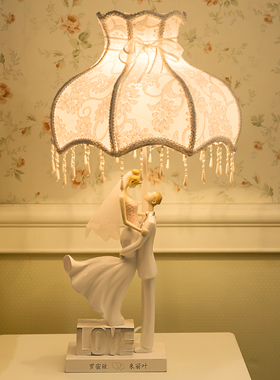 欧式婚房创意卧室床头柜装饰新婚摆件实用送新人结婚礼物