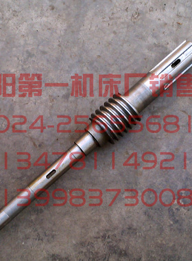 中捷钻床配件 Z3063*20 63302A 原厂钻床蜗杆 轴
