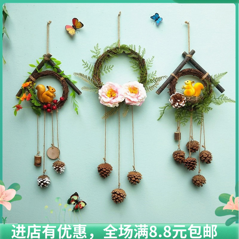 花环装饰墙上挂件墙壁壁挂客厅房间挂墙墙饰壁饰室内饰品创意家居